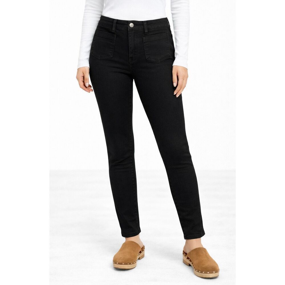 Free People black Pocket front skinny jeans 25
